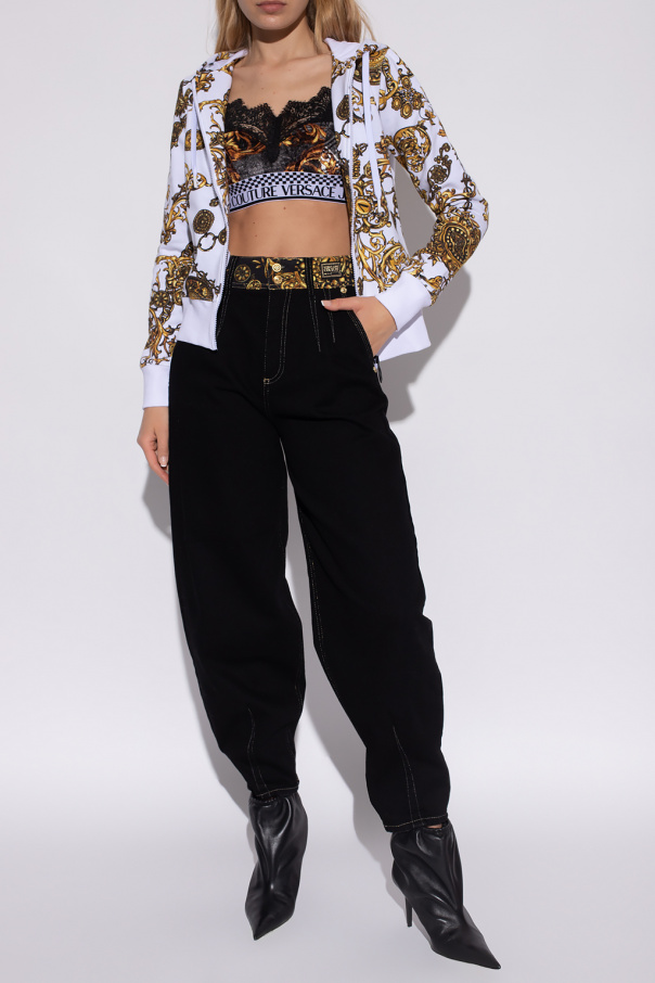 Sleeveless crop top Versace Jeans Couture Vitkac Sweden